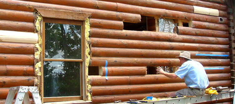 Log Home Repair Oceola, Ohio