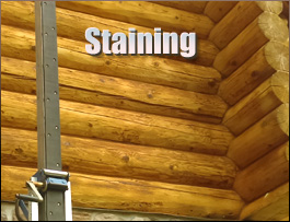  Crawford County, Ohio Log Home Staining